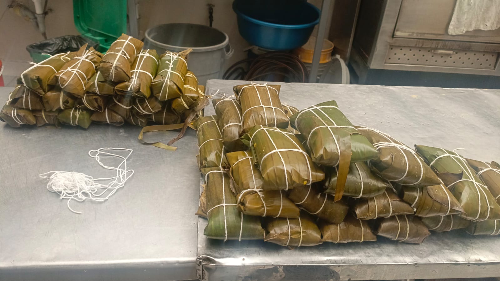 Producción de tamales por cantidad
